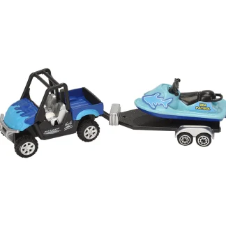 Wild Republic Action Vehicle Playset*Aquatic Truck With Trailer - 5"
