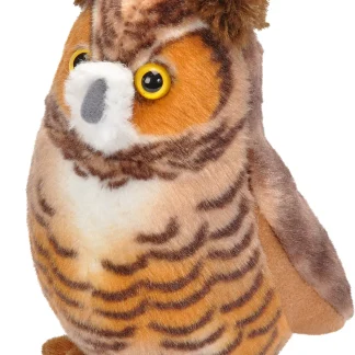 Wild Republic Audubon Birds*Audubon II Great Horned Owl Stuffed Animal with Sound - 5"
