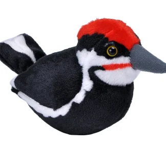 Wild Republic Audubon Birds*Audubon II Pileated Woodpecker Stuffed Animal with Sound - 5"