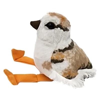 Wild Republic Audubon Birds*Audubon II Piping Plover Chick Stuffed Animal With Sound - 5"