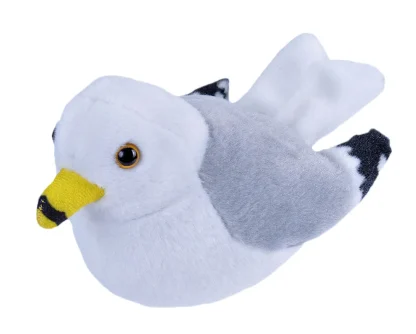 Wild Republic Audubon Birds*Audubon II Ring Billed Gull Stuffed Animal With Sound - 5"