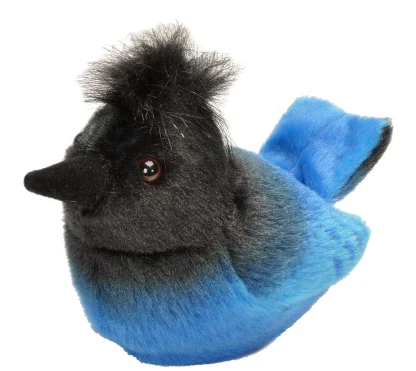 Wild Republic Audubon Birds*Audubon II Steller's Jay Stuffed Animal with Sound - 5"