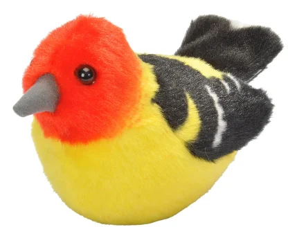 Wild Republic Audubon Birds*Audubon II Western Tanager Stuffed Animal with Sound - 5"