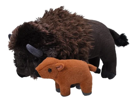 Wild Republic Mom & Baby*Bison - Mom & Baby 12"