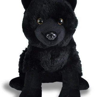 Wild Republic Cuddlekins*Black Wolf Stuffed Animal - 12"