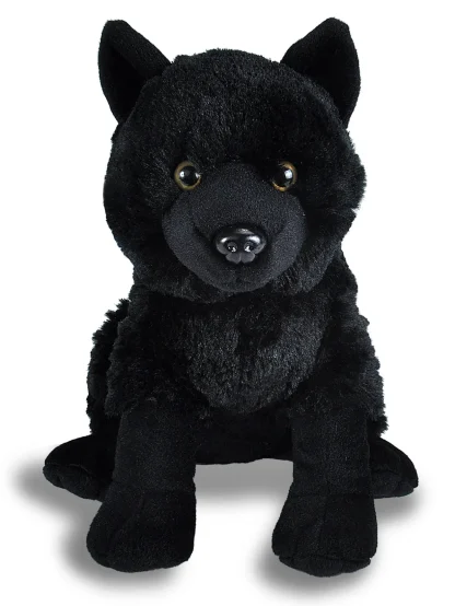Wild Republic Cuddlekins*Black Wolf Stuffed Animal - 12"