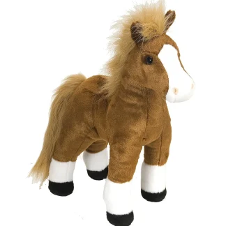 Wild Republic Cuddlekins*Brown Standing Horse Stuffed Animal - 12" Class