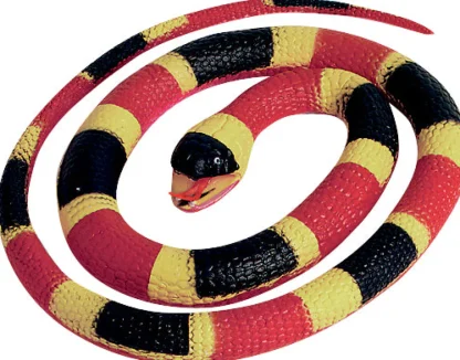 Wild Republic Rubber Snakes*Coral Rubber Snake - 26"