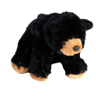 Wild Republic Cuddlekins Eco*Cuddlekins Eco Black Bear Stuffed Animal - 8"