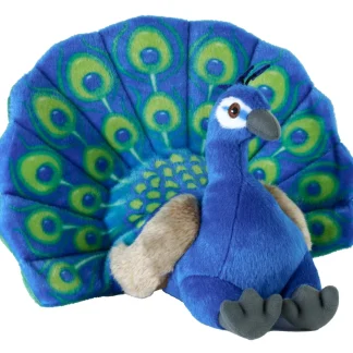 Wild Republic Cuddlekins Eco*Cuddlekins Eco Peacock Stuffed Animal - 12"