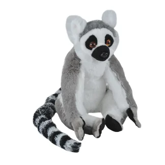 Wild Republic Cuddlekins Eco*Cuddlekins Eco Ring Tailed Lemur Stuffed Animal - 12"