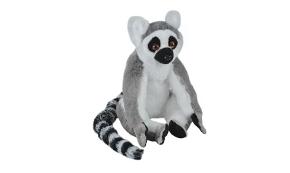 Wild Republic Cuddlekins Eco*Cuddlekins Eco Ring Tailed Lemur Stuffed Animal - 12"