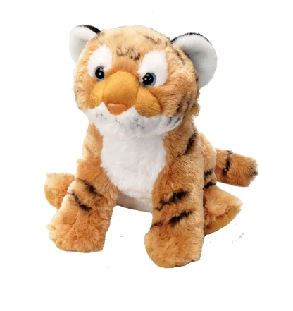Wild Republic Cuddlekins Eco*Cuddlekins Eco Tiger Stuffed Animal - 8"