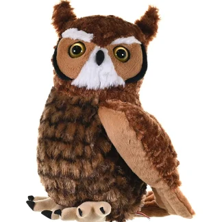 Wild Republic Cuddlekins*Great Horned Owl Stuffed Animal - 12"
