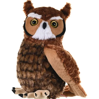 Wild Republic Cuddlekins*Great Horned Owl Stuffed Animal - 12"