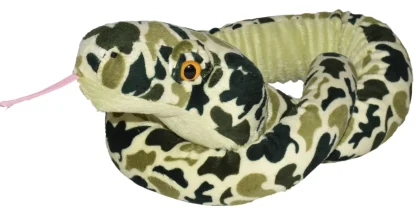 Wild Republic Plush Snakes*Green Camo Snake Stuffed Animal - 54"