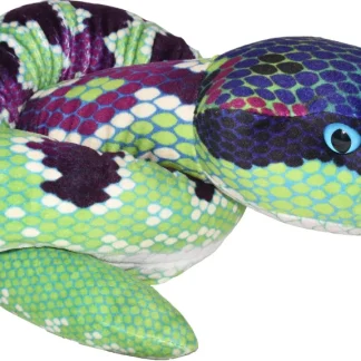 Wild Republic Plush Snakes*Green Purple SnakeStuffed Animal - 54"