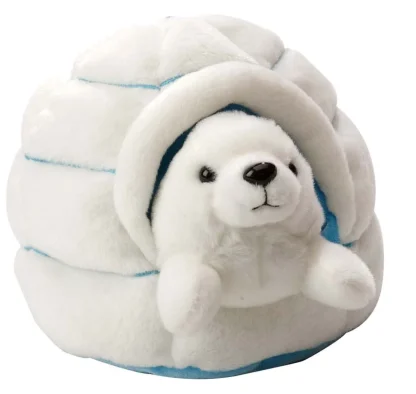 Wild Republic Wr Plush*Harp Seal in an Igloo Stuffed Animal
