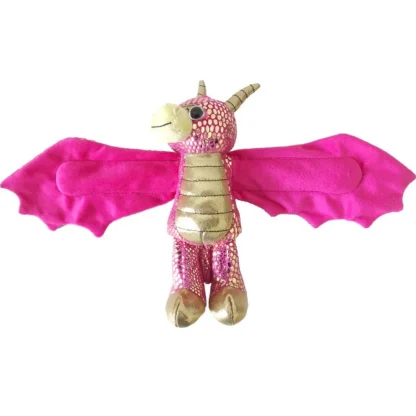 Wild Republic Huggers*Huggers Golden Dragon Stuffed Animal - 8"
