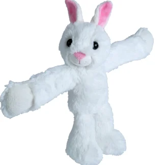 Wild Republic Huggers*Huggers White Bunny Stuffed Animal - 8"
