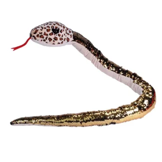 Wild Republic Plush Snakes*Leopard Sequin Snake Stuffed Animal - 54"