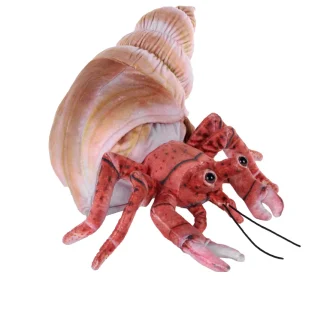 Wild Republic Living Series*Living Earth Hermit Crab Stuffed Animal - 12"