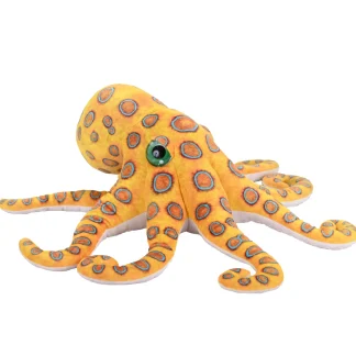 Wild Republic Living Series*Living Ocean Blue Ring Octopus Stuffed Animal - 22"