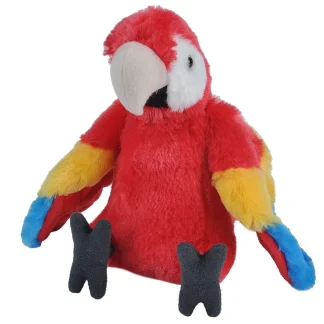 Wild Republic Cuddlekins*Macaw Scarlet Stuffed Animal - 12"