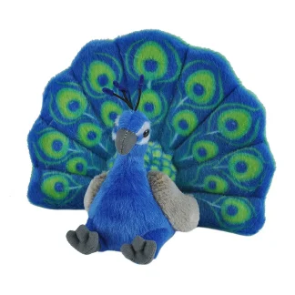 Wild Republic Cuddlekins*Peacock Stuffed Animal - 8"