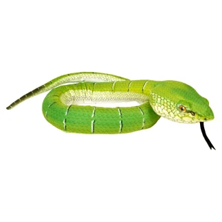 Wild Republic Plush Snakes*Plush Snake Borneo Pit Viper Stuffed Animal - 54"