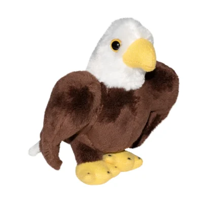 Wild Republic Pocketkins Eco*Pocketkins Eco Bald Eagle Stuffed Animal - 5"