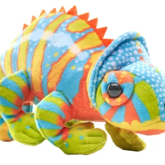 Wild Republic Pocketkins Eco*Pocketkins Eco Chameleon Stuffed Animal - 5"