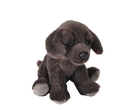 Wild Republic Pocketkins Eco*Pocketkins Eco Chocolate Labrador Stuffed Animal - 5"