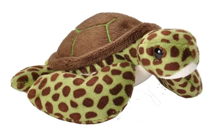 Wild Republic Pocketkins Eco*Pocketkins Eco Green Sea Turtle Stuffed Animal - 5"