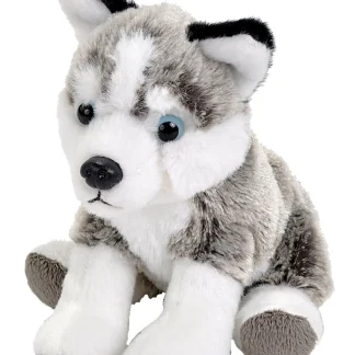 Wild Republic Pocketkins Eco*Pocketkins Eco Husky Stuffed Animal - 5"