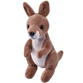 Wild Republic Pocketkins Eco*Pocketkins Eco Kangaroo Stuffed Animal - 5"