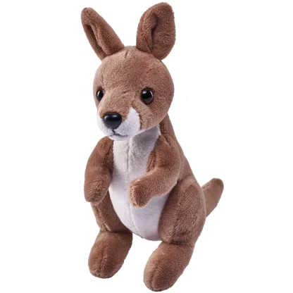 Wild Republic Pocketkins Eco*Pocketkins Eco Kangaroo Stuffed Animal - 5"