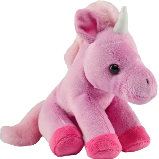 Wild Republic Pocketkins Eco*Pocketkins Eco Lavendar Unicorn- 5"