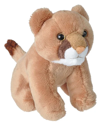 Wild Republic Pocketkins Eco*Pocketkins Eco Mountain Lion Stuffed Animal - 5"