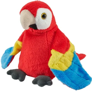 Wild Republic Pocketkins Eco*Pocketkins Eco Scarlet Macaw Stuffed Animal - 5"