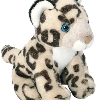 Wild Republic Pocketkins Eco*Pocketkins Eco Snow Leopard Stuffed Animal - 5"