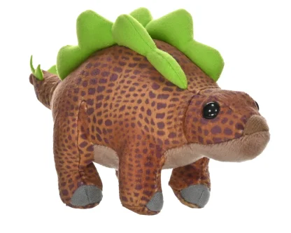 Wild Republic Pocketkins Eco*Pocketkins Eco Stegosaurus Stuffed Animal - 5"