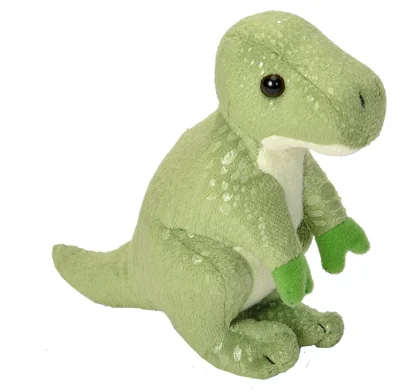 Wild Republic Pocketkins Eco*Pocketkins Eco T-Rex Stuffed Animal - 5"