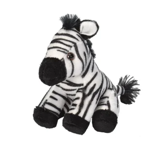 Wild Republic Pocketkins Eco*Pocketkins Eco Zebra Stuffed Animal - 5"
