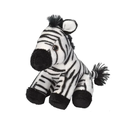 Wild Republic Pocketkins Eco*Pocketkins Eco Zebra Stuffed Animal - 5"