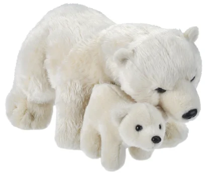 Wild Republic Mom & Baby*Polar Bear - Mom & Baby 12"