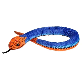Wild Republic Plush Snakes*Printed Blue Coral Snake Stuffed Animal - 54"