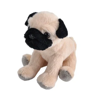 Wild Republic Pocketkins*Pug Dog Stuffed Animal- 5"