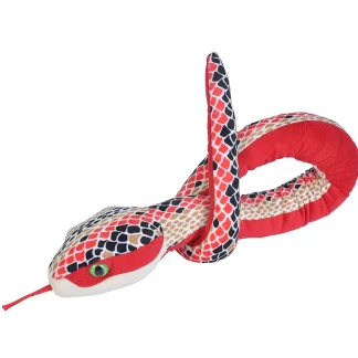 Wild Republic Plush Snakes*Red Scales Snake Stuffed Animal - 54"