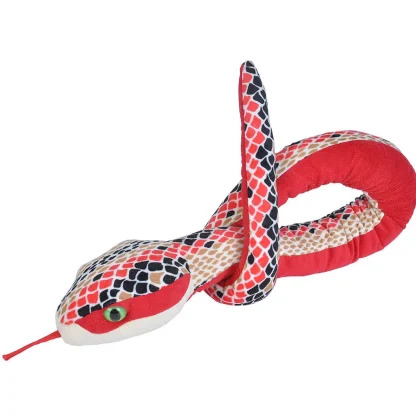 Wild Republic Plush Snakes*Red Scales Snake Stuffed Animal - 54"
